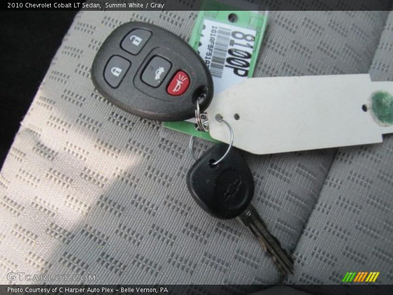 Summit White / Gray 2010 Chevrolet Cobalt LT Sedan