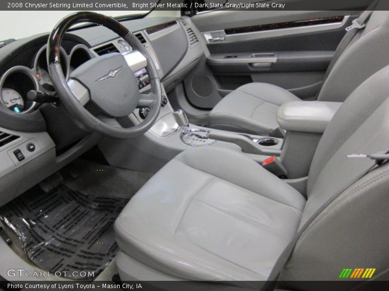 Bright Silver Metallic / Dark Slate Gray/Light Slate Gray 2008 Chrysler Sebring Limited Convertible