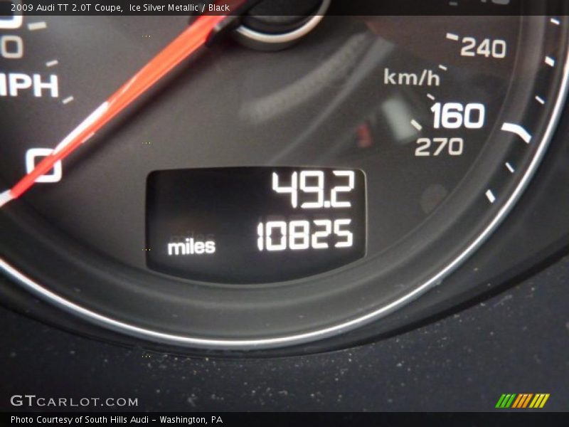 Ice Silver Metallic / Black 2009 Audi TT 2.0T Coupe