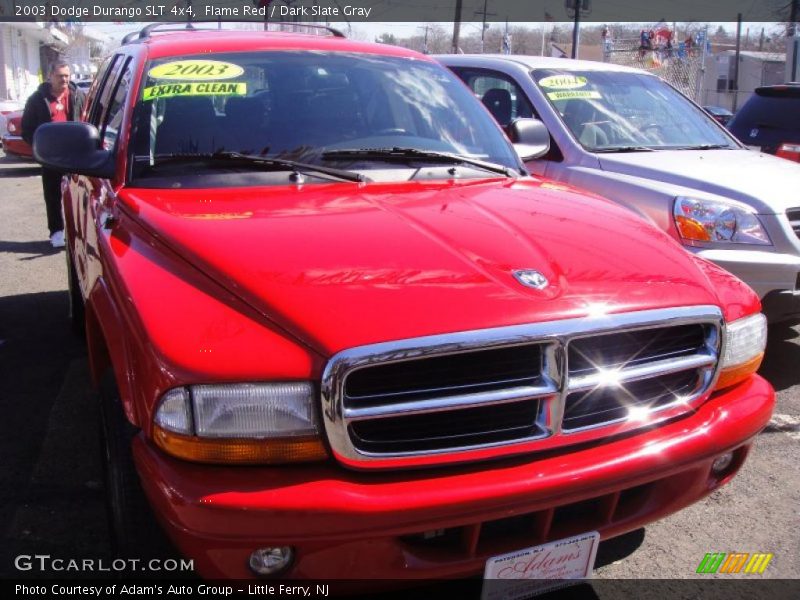 Flame Red / Dark Slate Gray 2003 Dodge Durango SLT 4x4