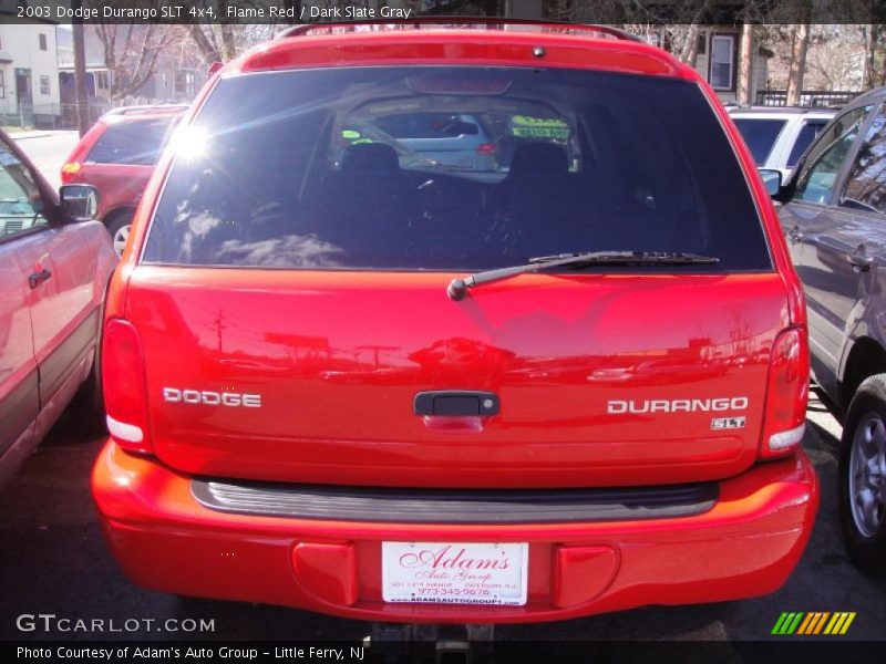 Flame Red / Dark Slate Gray 2003 Dodge Durango SLT 4x4