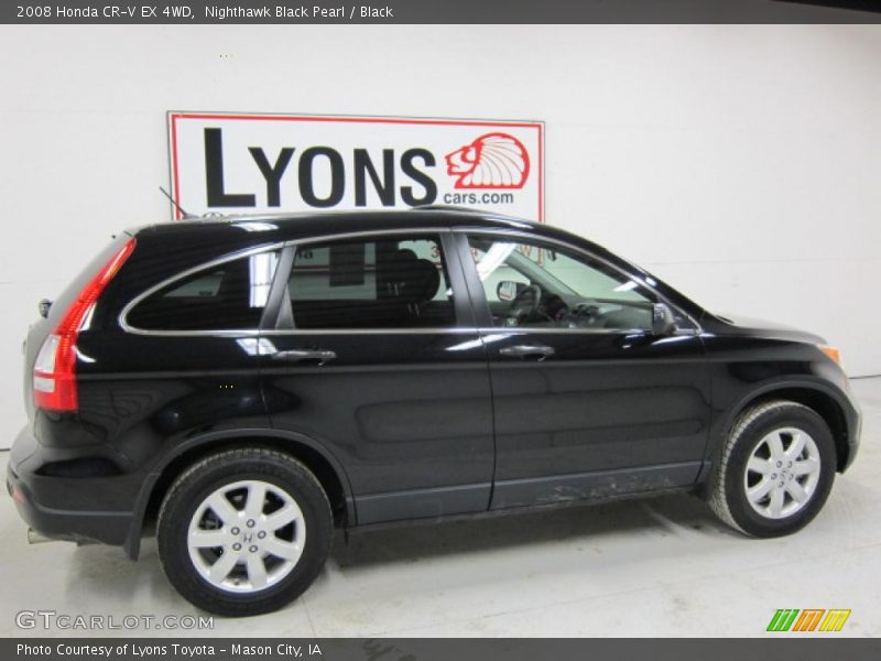Nighthawk Black Pearl / Black 2008 Honda CR-V EX 4WD