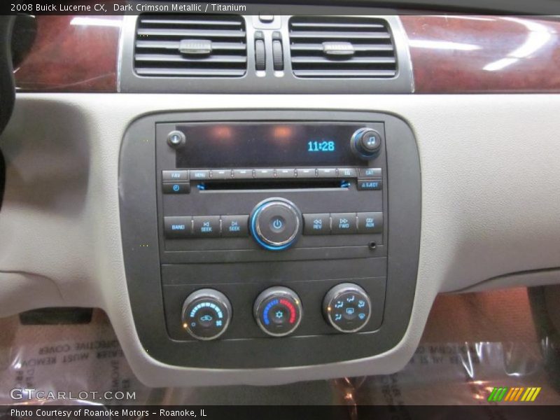 Controls of 2008 Lucerne CX