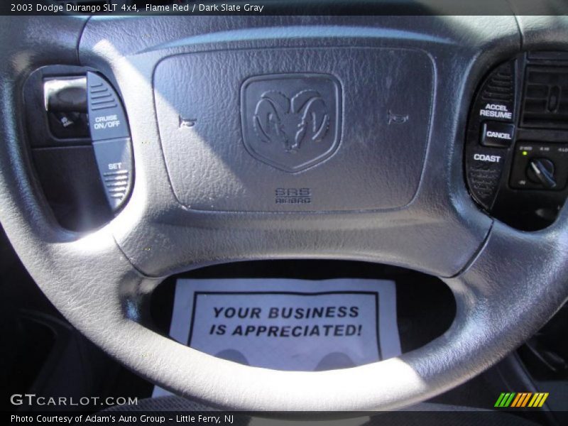 Flame Red / Dark Slate Gray 2003 Dodge Durango SLT 4x4