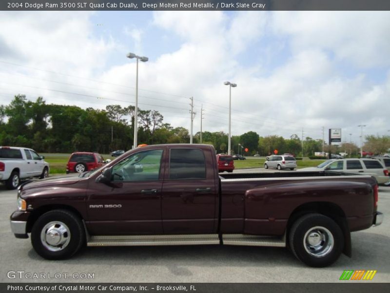  2004 Ram 3500 SLT Quad Cab Dually Deep Molten Red Metallic