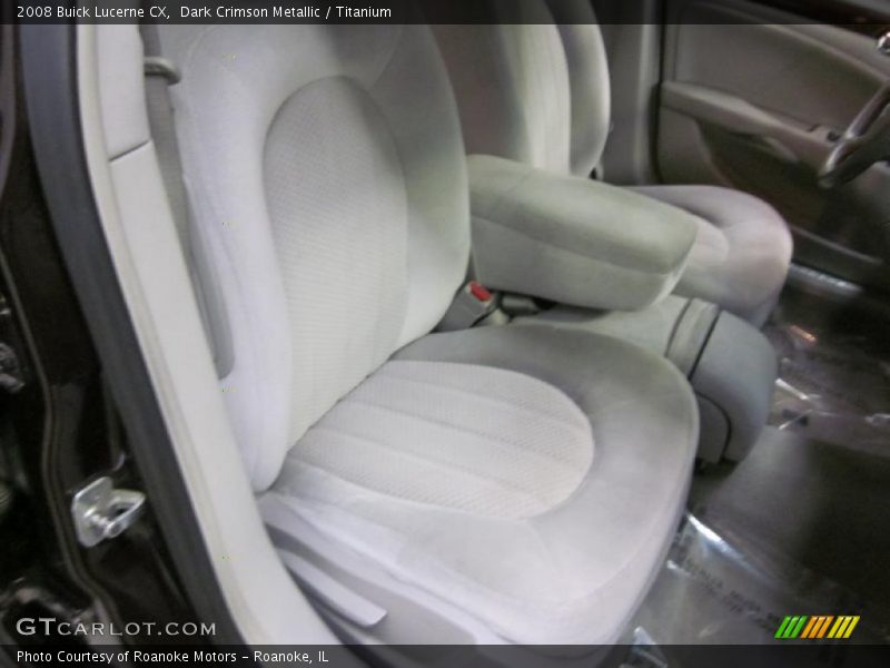 Dark Crimson Metallic / Titanium 2008 Buick Lucerne CX