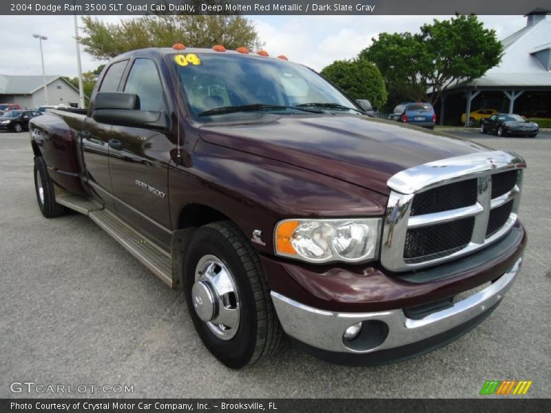 Front 3/4 View of 2004 Ram 3500 SLT Quad Cab Dually