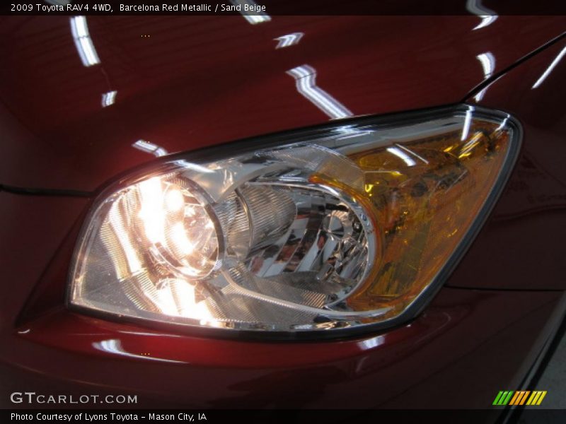 Barcelona Red Metallic / Sand Beige 2009 Toyota RAV4 4WD