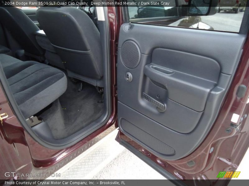 Deep Molten Red Metallic / Dark Slate Gray 2004 Dodge Ram 3500 SLT Quad Cab Dually