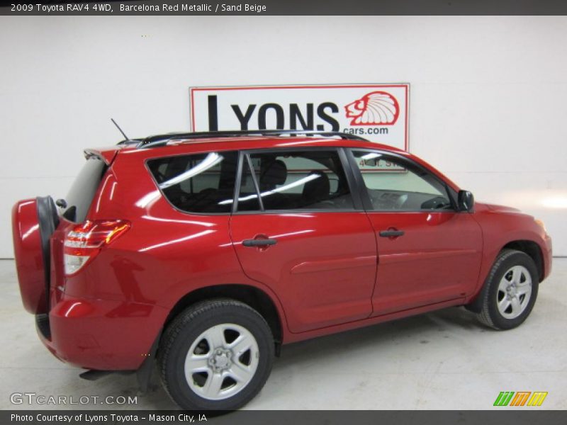 Barcelona Red Metallic / Sand Beige 2009 Toyota RAV4 4WD