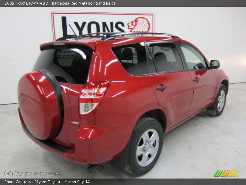 Barcelona Red Metallic / Sand Beige 2009 Toyota RAV4 4WD