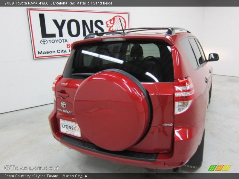 Barcelona Red Metallic / Sand Beige 2009 Toyota RAV4 4WD