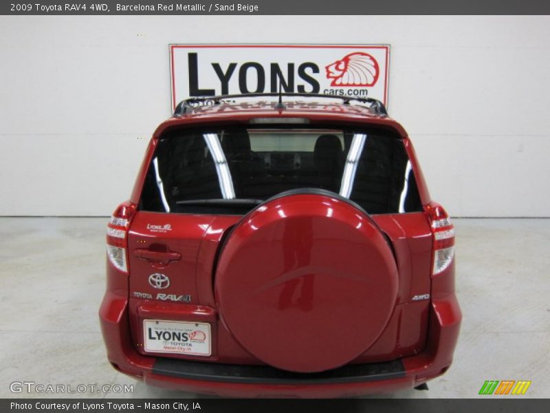 Barcelona Red Metallic / Sand Beige 2009 Toyota RAV4 4WD
