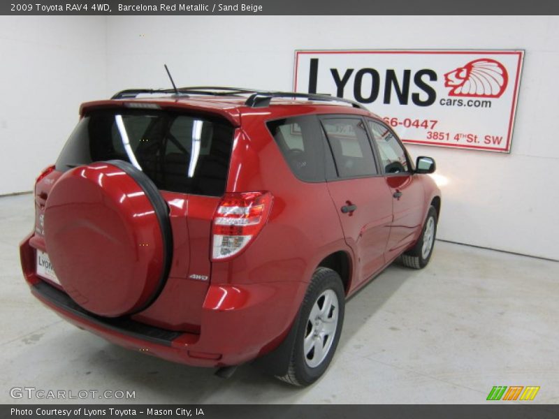 Barcelona Red Metallic / Sand Beige 2009 Toyota RAV4 4WD