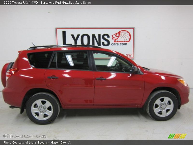 Barcelona Red Metallic / Sand Beige 2009 Toyota RAV4 4WD