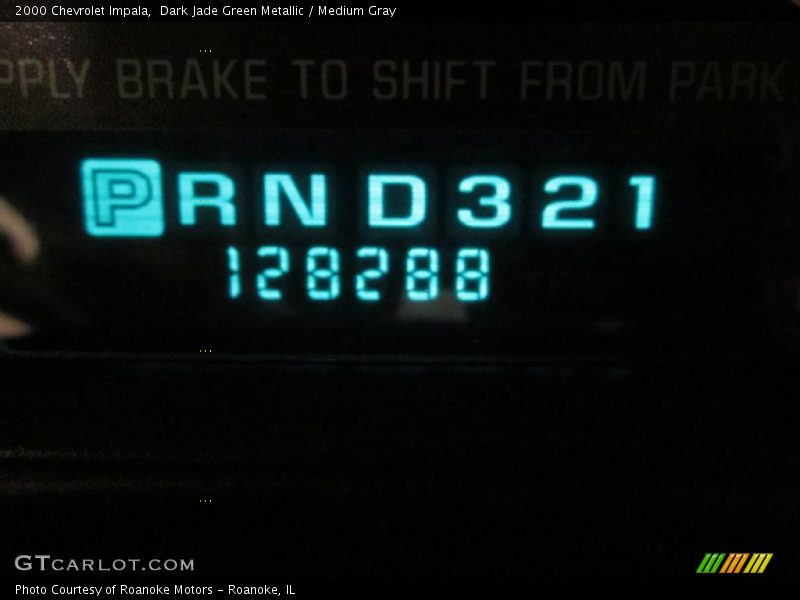 Dark Jade Green Metallic / Medium Gray 2000 Chevrolet Impala