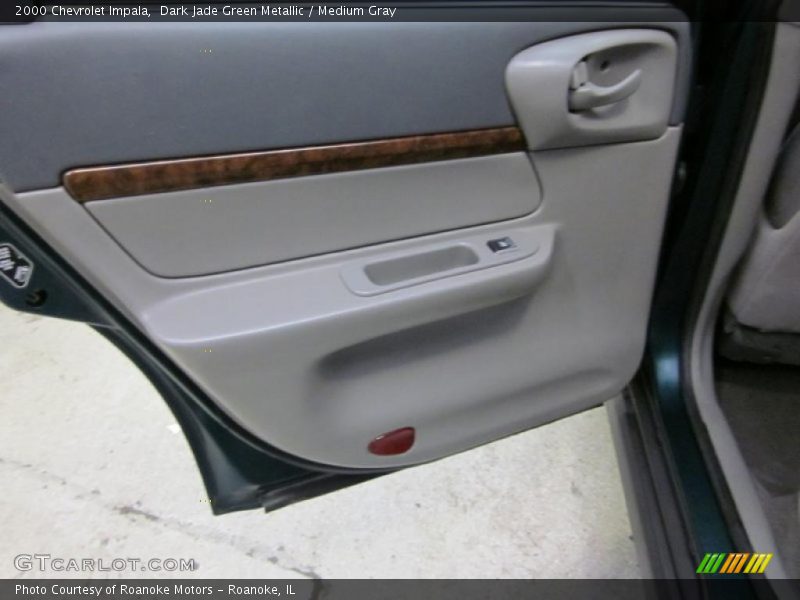 Dark Jade Green Metallic / Medium Gray 2000 Chevrolet Impala