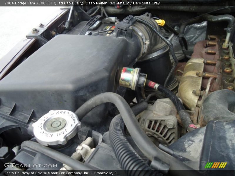  2004 Ram 3500 SLT Quad Cab Dually Engine - 5.9 Liter OHV 24-Valve Cummins Turbo Diesel Inline 6 Cylinder