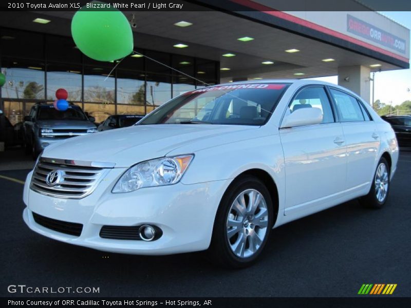 Blizzard White Pearl / Light Gray 2010 Toyota Avalon XLS