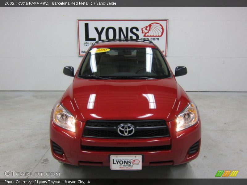Barcelona Red Metallic / Sand Beige 2009 Toyota RAV4 4WD