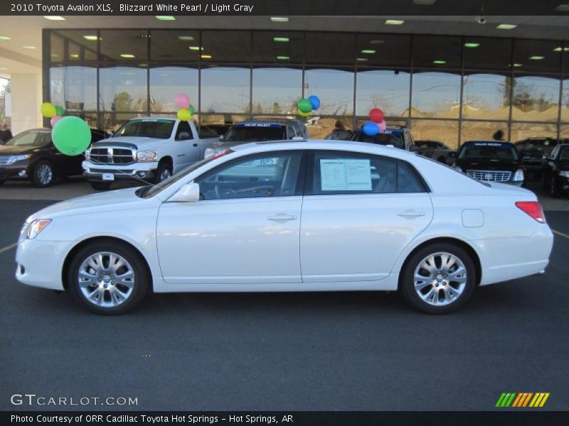 Blizzard White Pearl / Light Gray 2010 Toyota Avalon XLS
