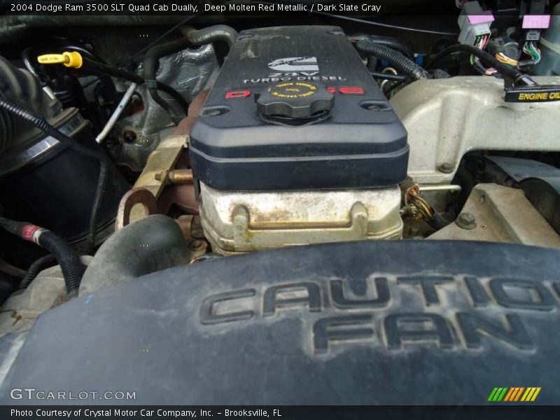  2004 Ram 3500 SLT Quad Cab Dually Engine - 5.9 Liter OHV 24-Valve Cummins Turbo Diesel Inline 6 Cylinder