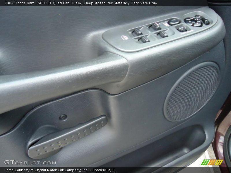 Deep Molten Red Metallic / Dark Slate Gray 2004 Dodge Ram 3500 SLT Quad Cab Dually