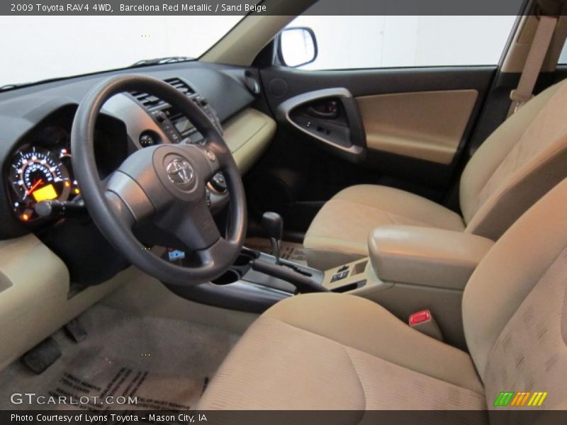 Barcelona Red Metallic / Sand Beige 2009 Toyota RAV4 4WD
