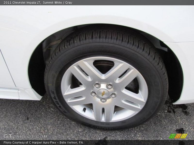 Summit White / Gray 2011 Chevrolet Impala LT