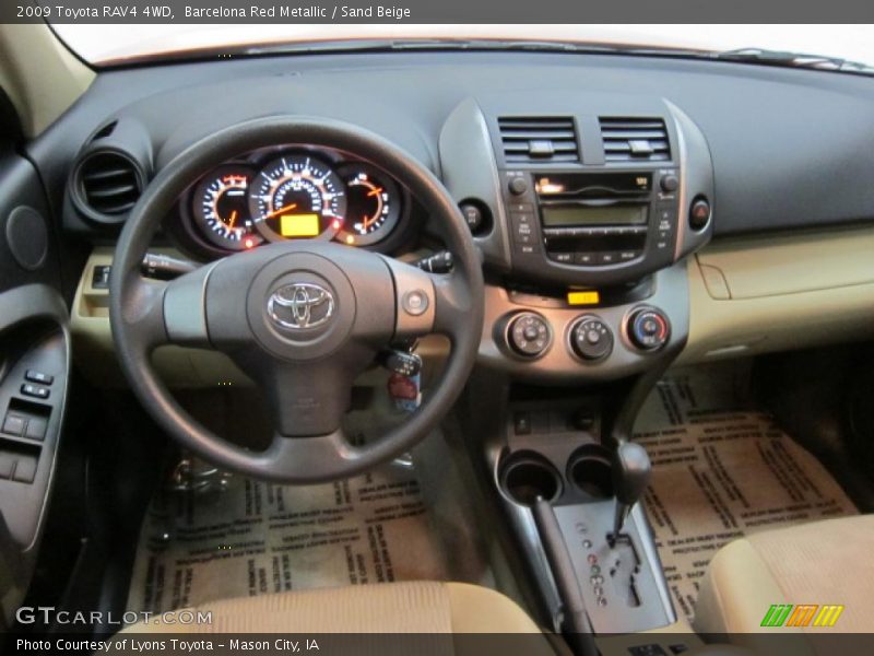 Barcelona Red Metallic / Sand Beige 2009 Toyota RAV4 4WD