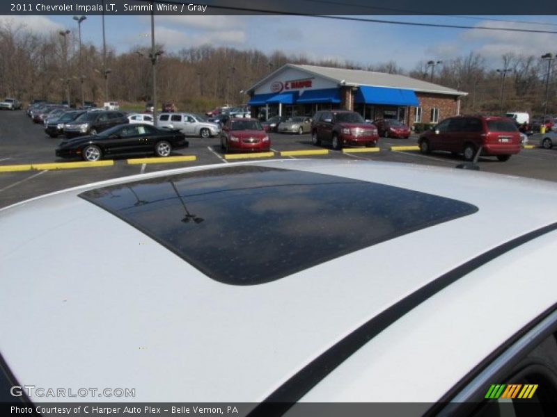 Summit White / Gray 2011 Chevrolet Impala LT