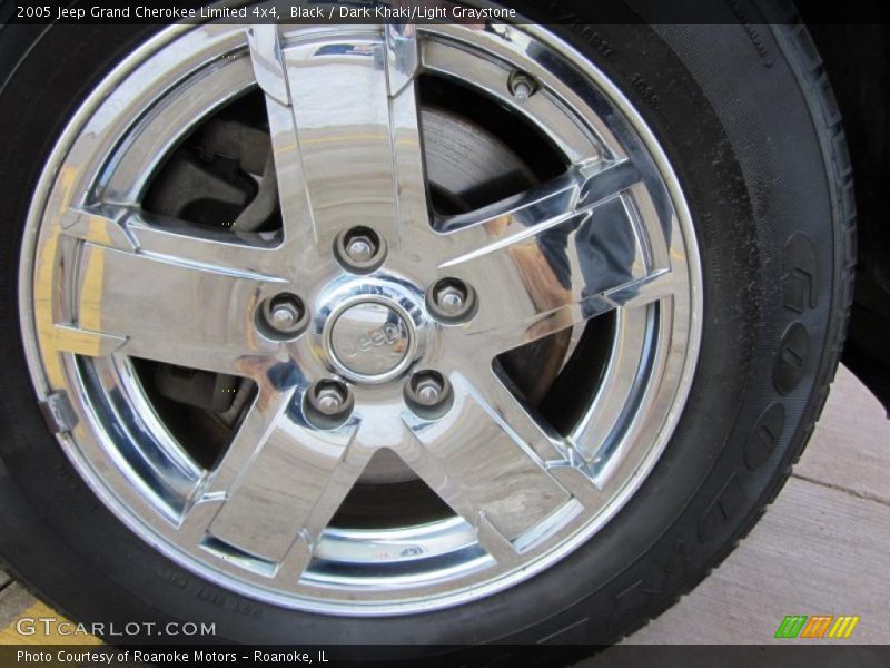 Black / Dark Khaki/Light Graystone 2005 Jeep Grand Cherokee Limited 4x4