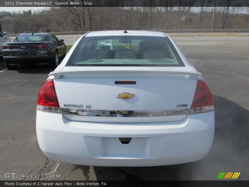 Summit White / Gray 2011 Chevrolet Impala LT