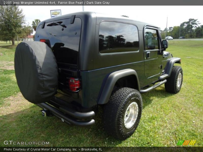 Patriot Blue Pearl / Dark Slate Gray 2005 Jeep Wrangler Unlimited 4x4