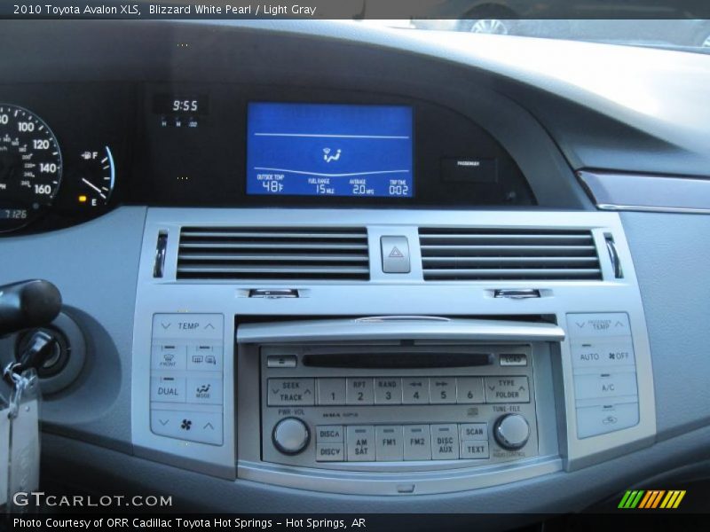 Blizzard White Pearl / Light Gray 2010 Toyota Avalon XLS