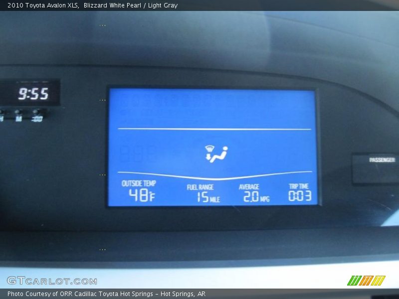 Blizzard White Pearl / Light Gray 2010 Toyota Avalon XLS