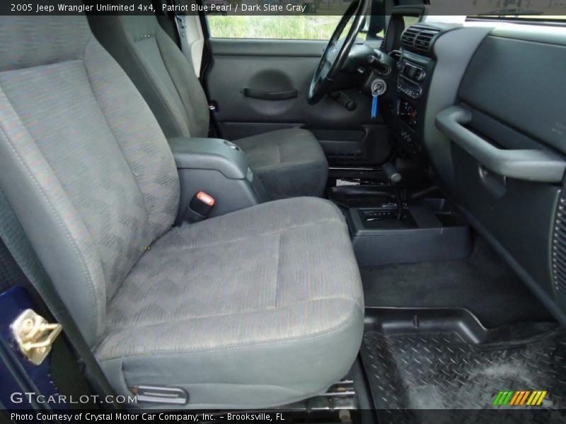 Patriot Blue Pearl / Dark Slate Gray 2005 Jeep Wrangler Unlimited 4x4