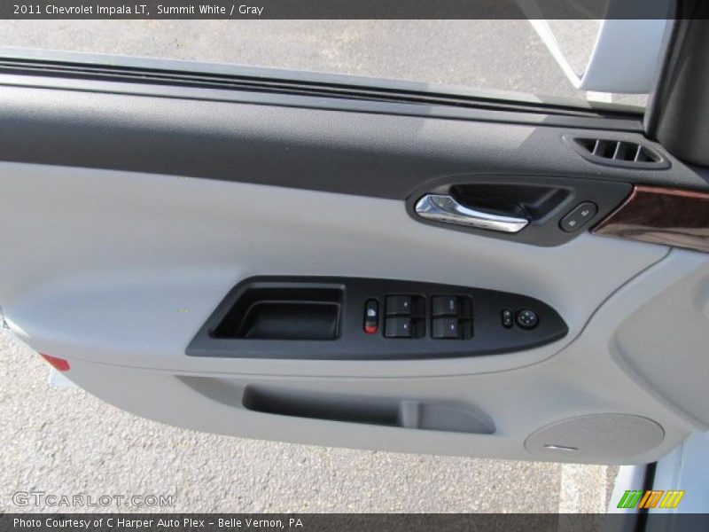 Summit White / Gray 2011 Chevrolet Impala LT