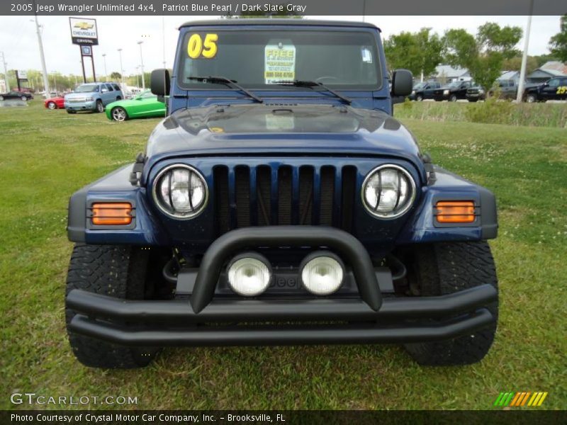 Patriot Blue Pearl / Dark Slate Gray 2005 Jeep Wrangler Unlimited 4x4