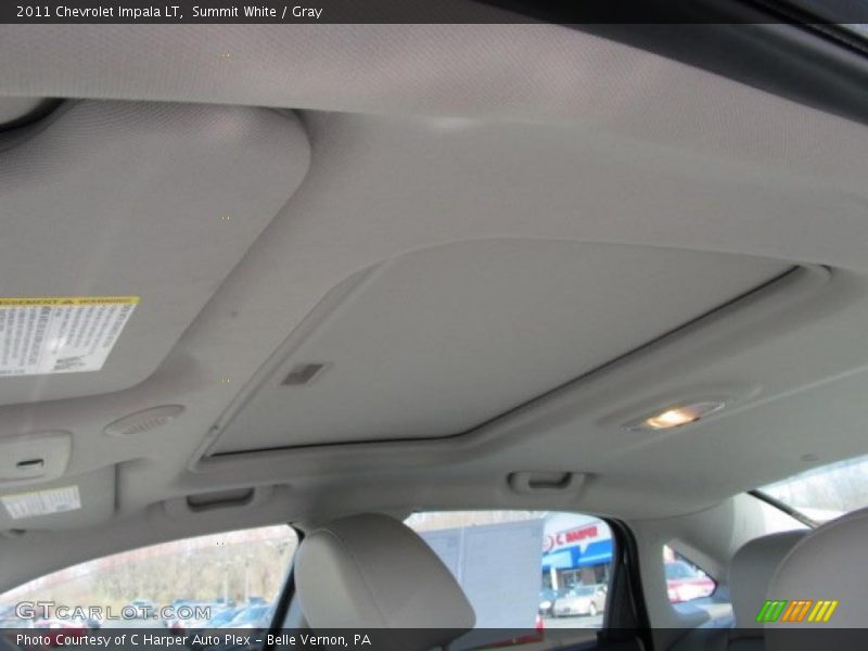 Summit White / Gray 2011 Chevrolet Impala LT