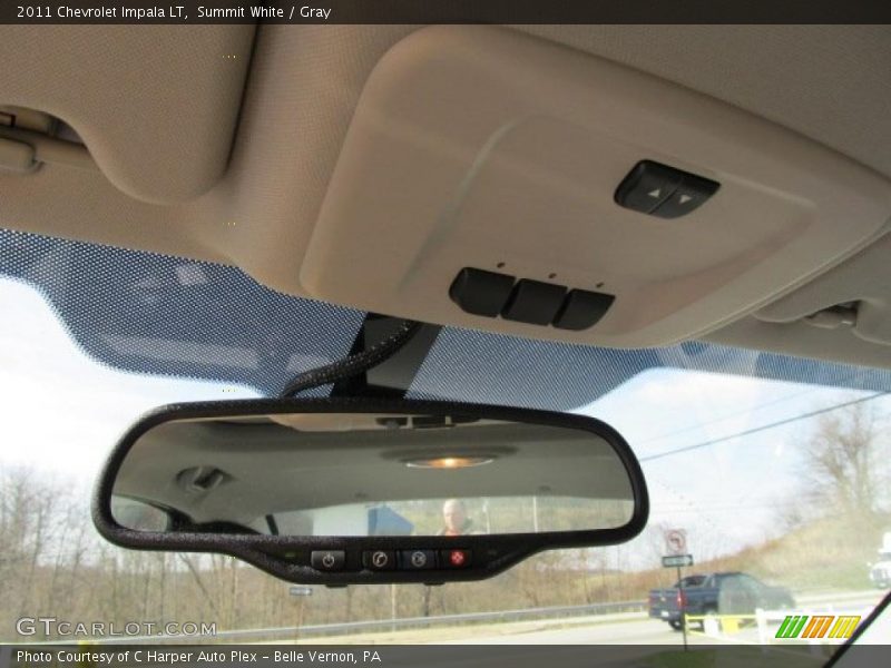 Summit White / Gray 2011 Chevrolet Impala LT