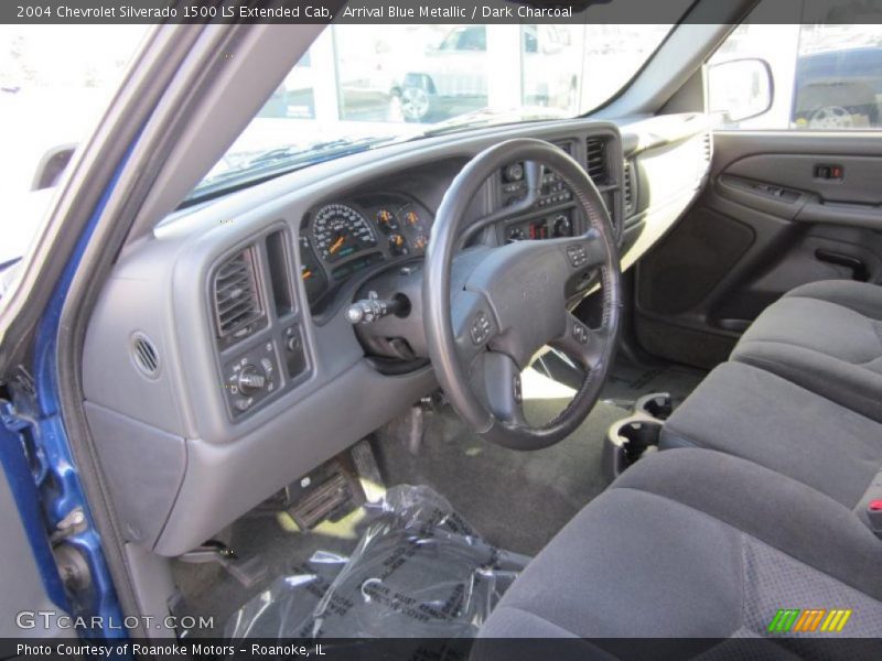 Dark Charcoal Interior - 2004 Silverado 1500 LS Extended Cab 