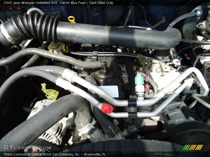 Patriot Blue Pearl / Dark Slate Gray 2005 Jeep Wrangler Unlimited 4x4
