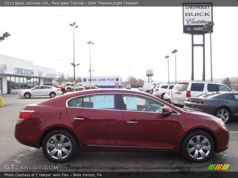 Red Jewel Tintcoat / Dark Titanium/Light Titanium 2011 Buick LaCrosse CXL