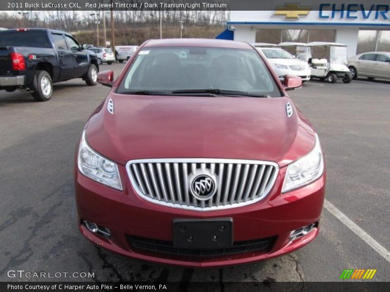 Red Jewel Tintcoat / Dark Titanium/Light Titanium 2011 Buick LaCrosse CXL