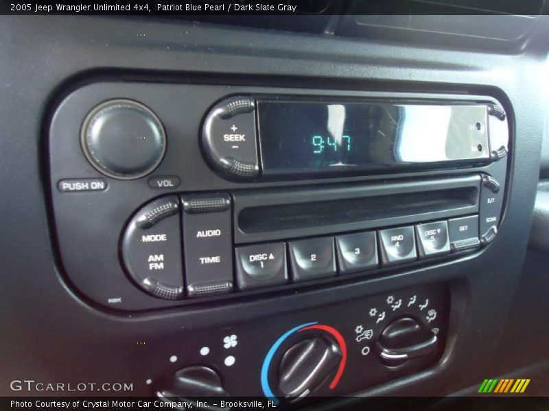 Patriot Blue Pearl / Dark Slate Gray 2005 Jeep Wrangler Unlimited 4x4