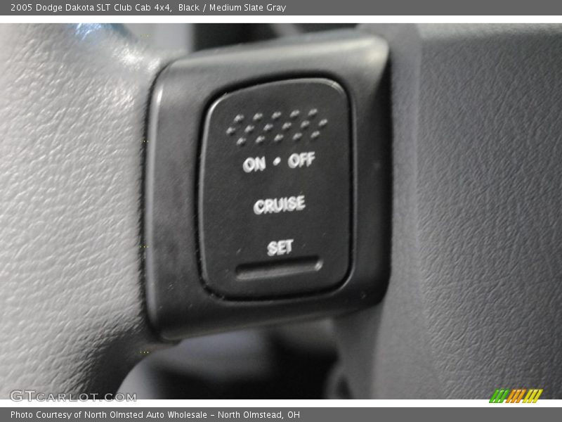 Black / Medium Slate Gray 2005 Dodge Dakota SLT Club Cab 4x4