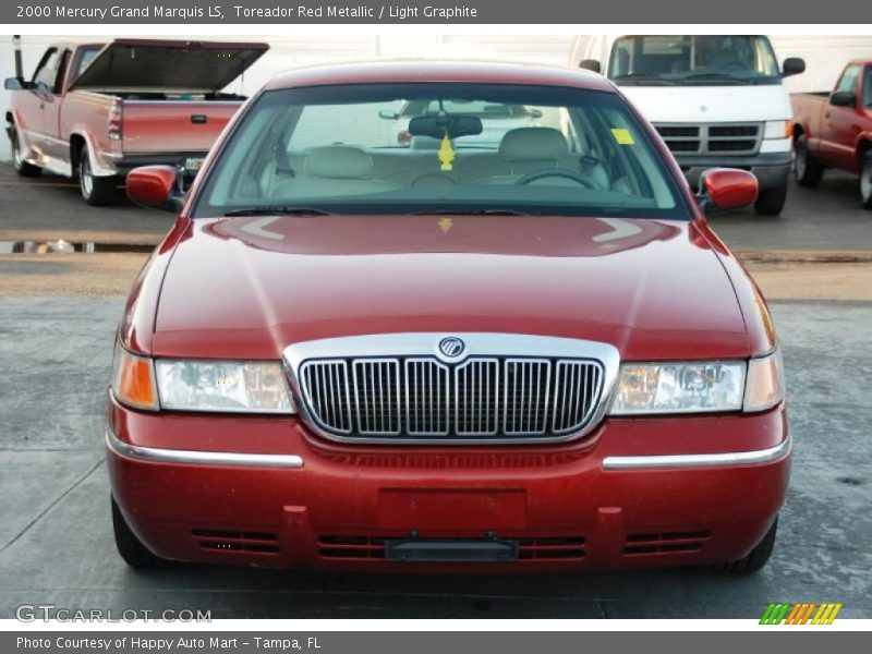 Toreador Red Metallic / Light Graphite 2000 Mercury Grand Marquis LS