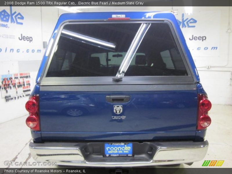 Electric Blue Pearl / Medium Slate Gray 2008 Dodge Ram 1500 TRX Regular Cab
