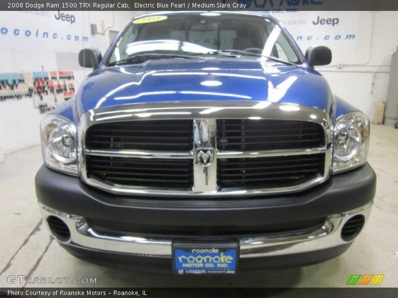 Electric Blue Pearl / Medium Slate Gray 2008 Dodge Ram 1500 TRX Regular Cab